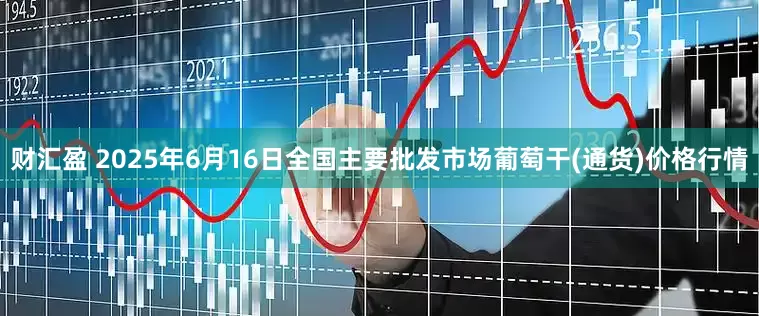 财汇盈 2025年6月16日全国主要批发市场葡萄干(通货)价格行情